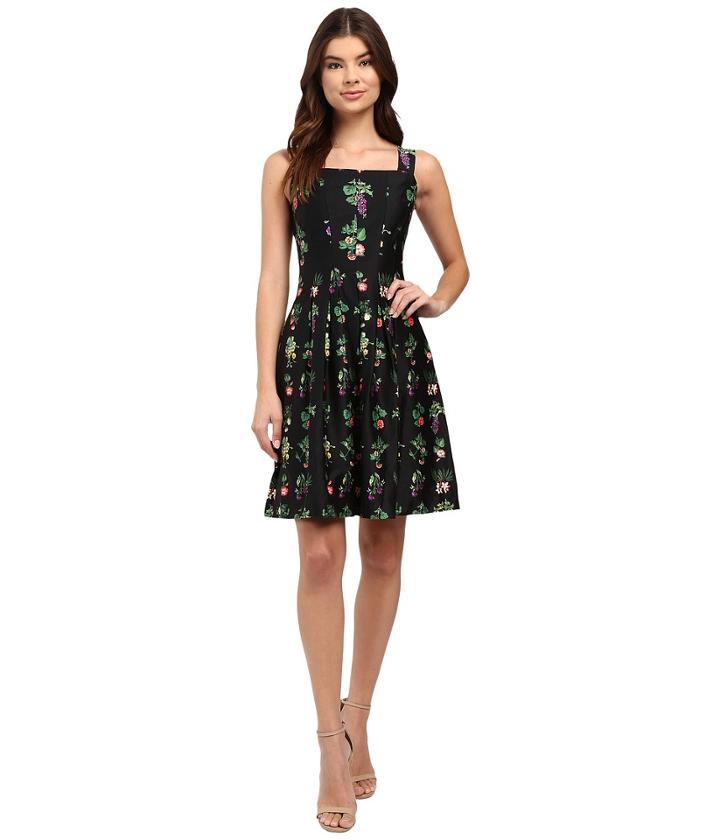 Rsvp - Flora Pleated Flare Dress