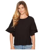 Two By Vince Camuto - Drop Shoulder Tiered Ruffle Sleeve Top