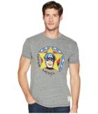 The Original Retro Brand - Vintage Short Sleeve Tri-blend Captain America Tee