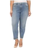 Nydj Plus Size - Plus Size Clarissa Ankle Jeans With Embroidered Hem In Parker