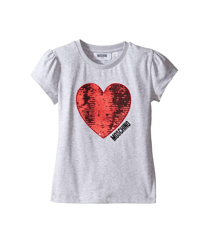 Moschino Kids - Short Sleeve Heart Logo T-shirt