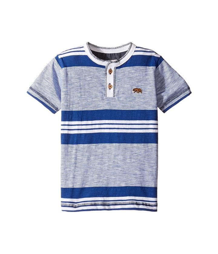 Lucky Brand Kids - Short Sleeve Jetty Henley In Slub Jersey