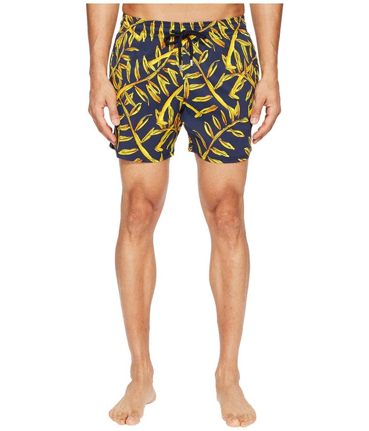 Vilebrequin - Moorise Superflex Gold Palms Swim Trunk