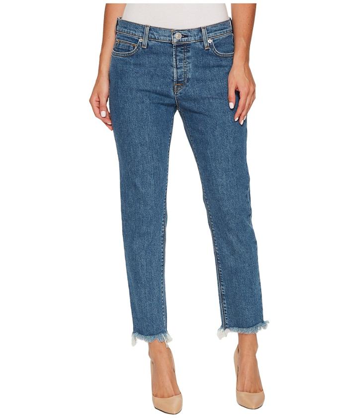 Hudson - Riley Luxe Crop W/ Raw Hem In Continuum