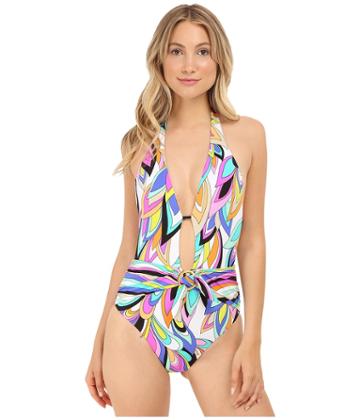 Trina Turk - St. Tropez Retro Wrap One-piece