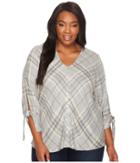 B Collection By Bobeau Curvy - Plus Size Long Sleeve Top