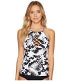 Bleu Rod Beattie - Between The Lines High Neck Tankini
