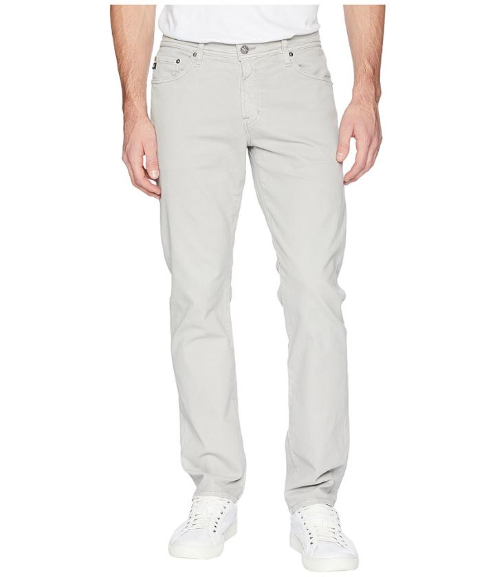 Ag Adriano Goldschmied - Graduate Tailored Leg Sueded Pants In Sulfur Pebble Beach