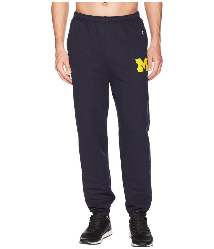 Champion College - Michigan Wolverines Eco(r) Powerblend(r) Banded Pants