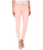 7 For All Mankind - The Mid Rise Ankle Skinny In Strawberry Ice