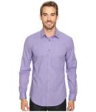 Calvin Klein - Slim Fit Long Sleeve Infinite Cool Button Down Micro Check Shirt