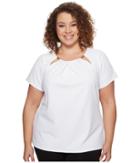 Michael Michael Kors - Plus Size Cut Out Chain Neck Top