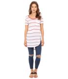 Culture Phit - Ada Round Neck Top With Pocket