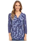 Nic+zoe - Dotscape Wrap Top