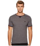The Kooples - Striped Round-collar T-shirt