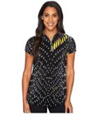 Jamie Sadock - Crunchie Habu Print Short Sleeve Top
