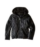 Urban Republic Kids - Faux Leather Jacket W/ Hoodie
