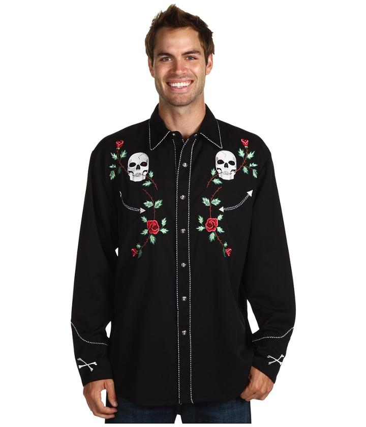 Scully - Skull Roses Shirt