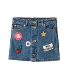 Kate Spade New York Kids - Patched Denim Skirt