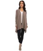 Allen Allen - L/s Open Cardigan W/ Thumbhole Cuffs