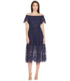 Vince Camuto - Lace Off The Shoulder Midi Dress