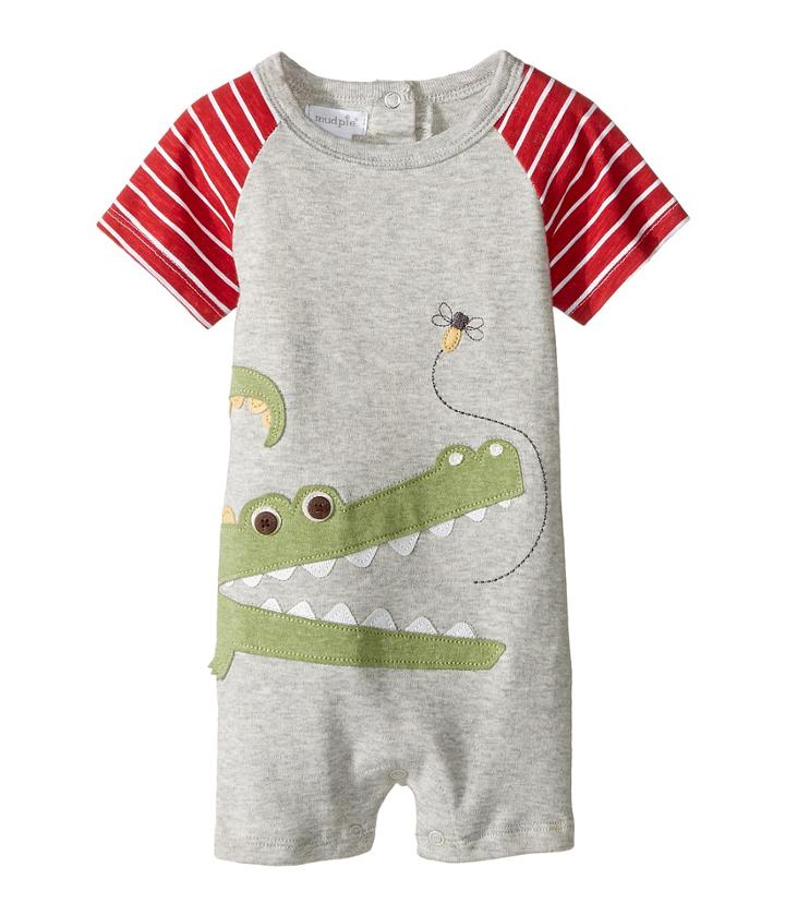 Mud Pie - Gator Raglan One-piece