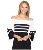 Calvin Klein - Off Shoulder Bell Sleeve Sweater