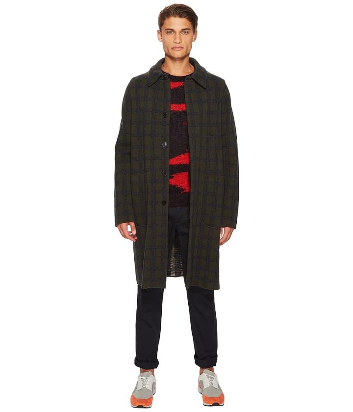 Missoni - Boiled Wool Jacquard Coat
