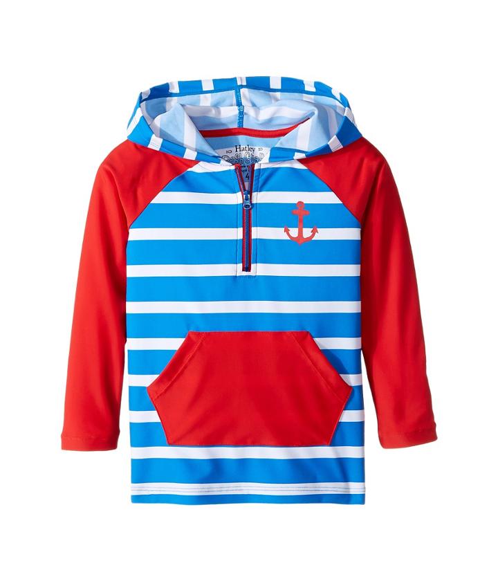 Hatley Kids - Vintage Nautical Hooded Rashguard