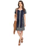 Lucky Brand - Bordered T-shirt Dress