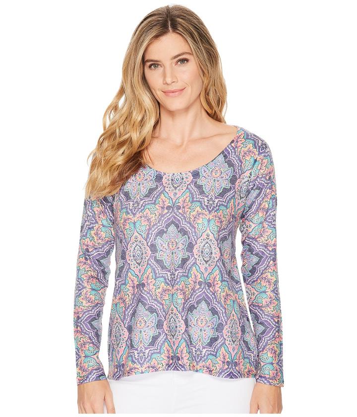 Nally &amp; Millie - Abstract Print Asymmetric Tunic