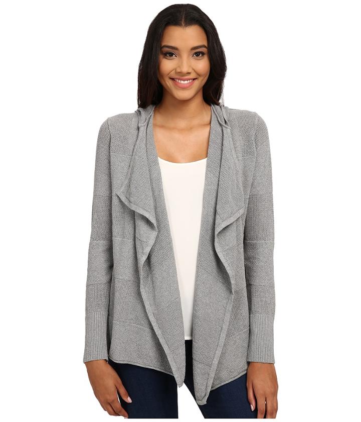 Mavi Jeans - Zip Detailed Open Cardigan W/ Hoodie