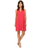 Adrianna Papell - Split Neck Shift Dress