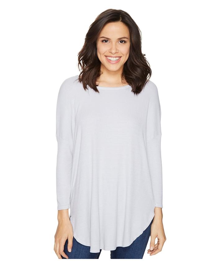 Michael Stars - 2x1 Rib Boat Neck 3/4 Sleeve Tunic