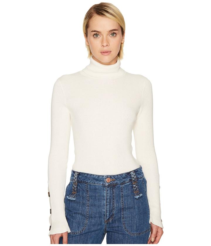 See By Chloe - Emebellished Turtleneck Sweater