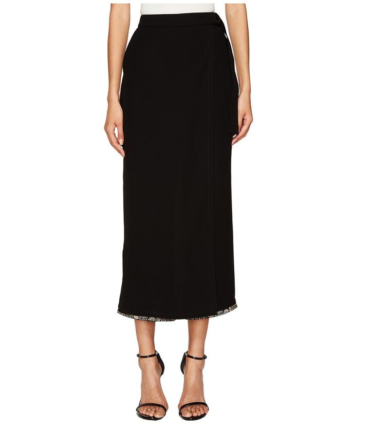 Yigal Azrou  L - Wrap Front Crepe Pants