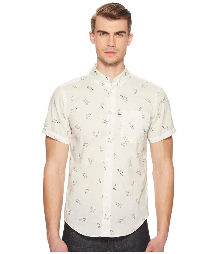 Naked &amp; Famous - Hand-drawn Cats Shirt