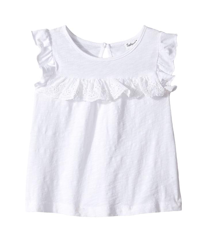 Splendid Littles - Short Sleeve Flutter Sleeve Knit Top