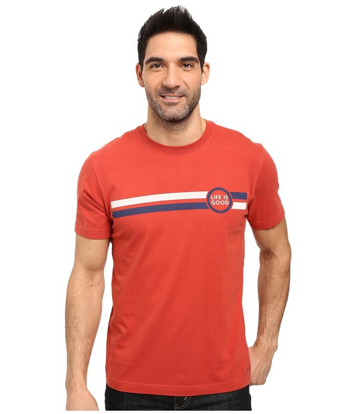 Life Is Good - Lig Geo Stripes Crusher Tee