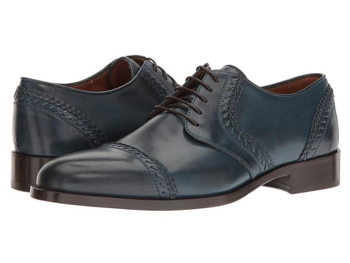 Etro - Whipstitch Cap Toe Blucher
