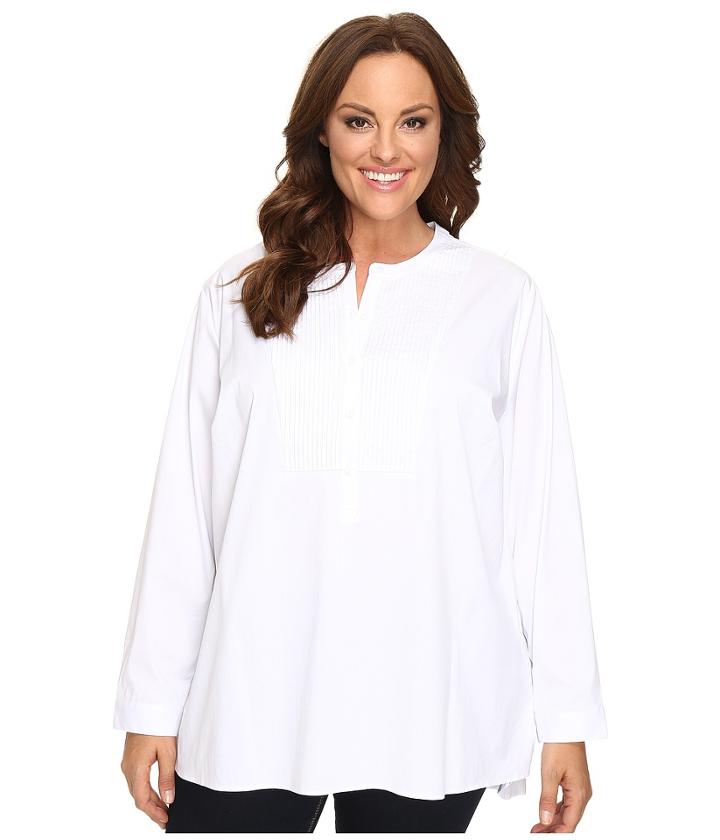 Nydj Plus Size - Plus Size Crisp Tunic Blouse