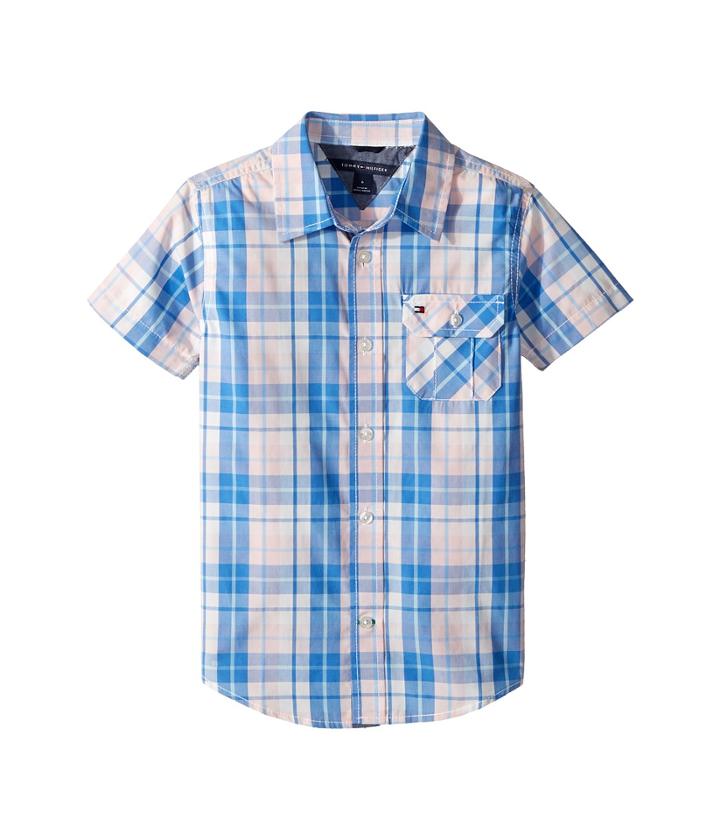 Tommy Hilfiger Kids - Short Sleeve Scout Yarn-dye Shirt
