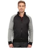 Kenneth Cole Sportswear - Full Zip W/ Nylon Quilted Front