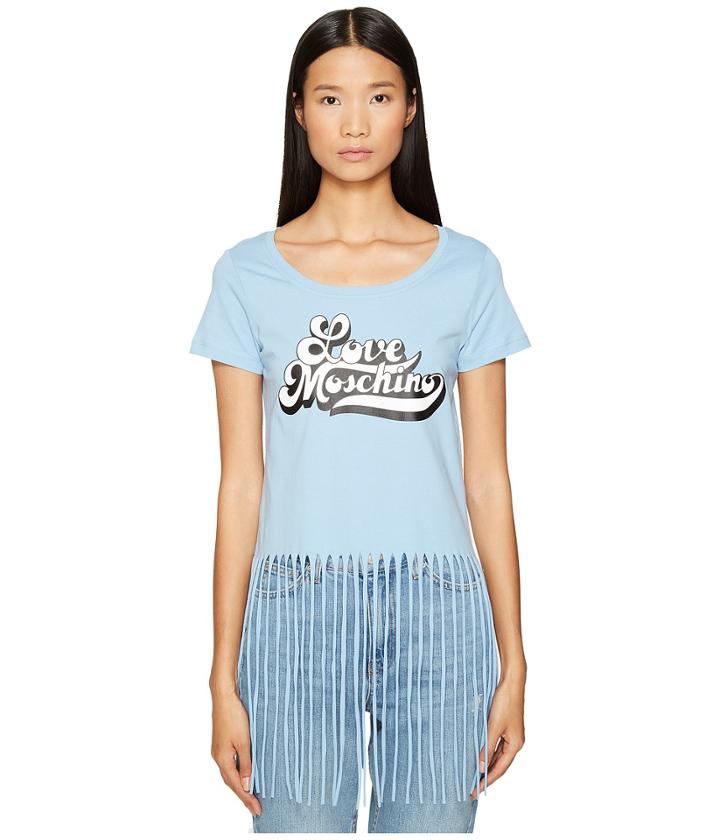 Love Moschino - Love Fringe Crop Top