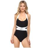 Michael Michael Kors - Half Moon Bay Speed Clip Wrap One-piece