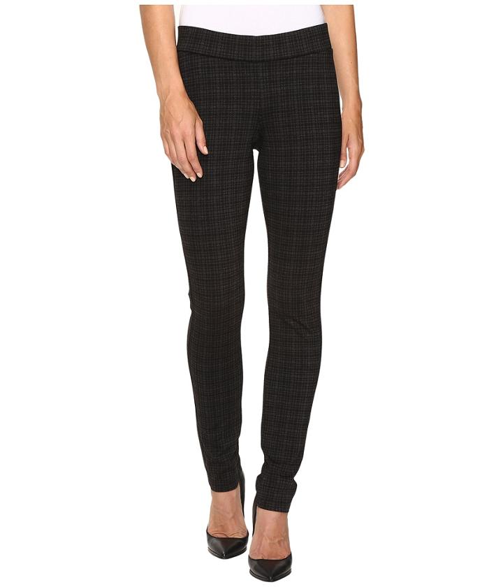 Nydj - Jodie Pull-on Ponte Knit Leggings In Houndstooth Tartan Print