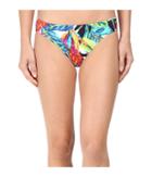 Lauren Ralph Lauren - Rainforest Tropical Print Hipster Bottom W/ Classic Logo Plate