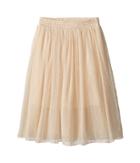 Stella Mccartney Kids - Amalie Long Flowy Skirt W/ Gold Polka Dots