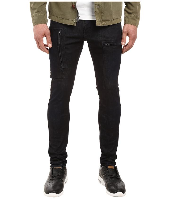 G-star - Powel Super Slim Jeans In Visor Stretch Denim Dark Aged