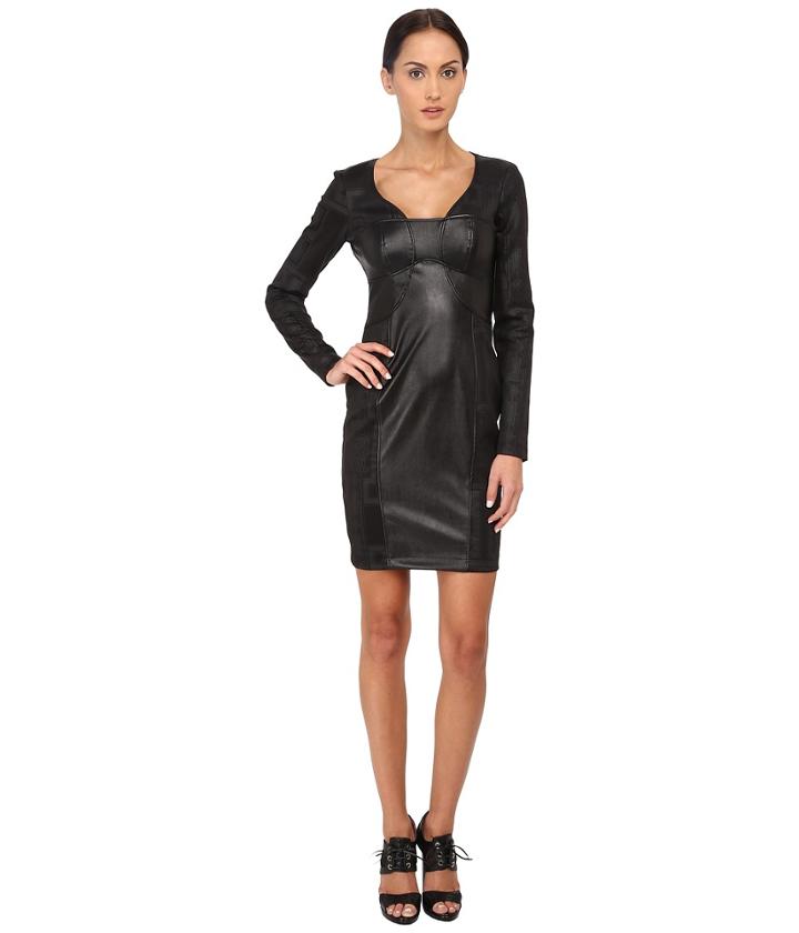 Versace Jeans - Long Sleeve V-neck Cocktail Dress